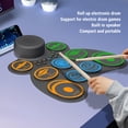 thumbnail image 3 of Juego De Batería Electrónica, Pedal De Silicona De Batería Electrónica Enrollable Para El Hogar, 3 of 7
