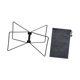 thumbnail image 4 of Nevera portátil plegable de acero para camping, versátil, con bolsa de transporte. Negro, 4 of 9