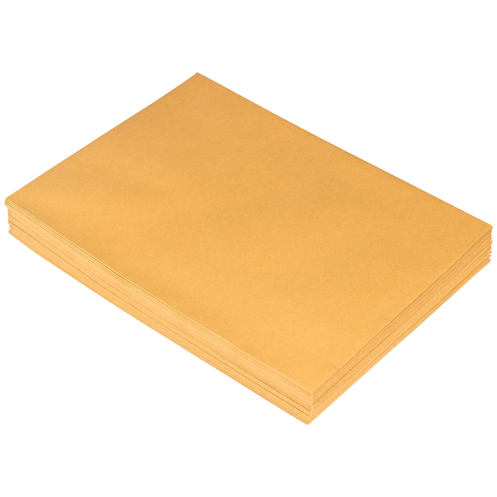 JAM Paper Open End Catalog Envelopes, 9 x 12, Brown Kraft Manila, 50 per Pack