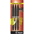 thumbnail image 3 of (4 pack) Pilot FriXion Ball Erasable Gel Ink Pens, Fine Point, 0.7mm,  Black Ink, 3 Pack, 3 of 9