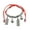 TYPE D, variant on Ayyufe Bracelet Fashionable Corn/Horse/Elephant Pendant Bell Cotton Thread Chain Bracelet for Year