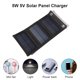 thumbnail image 5 of Panel de cargador solar para teléfono móvil de 5W y 5V, Banco de energía plegable para acampar al aire libre WDOplteas Para estrenar, 5 of 8