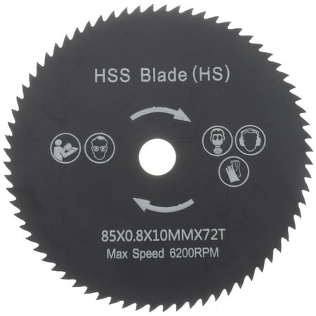 

Circular Blade Mini HSS Circular 85MM Crosscut for Rotary Tools
