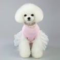 thumbnail image 3 of Visland Dog Dress Soft Stretchy Cotton Sweet Rabbit Pattern Dog Clothes for Party, 3 of 8