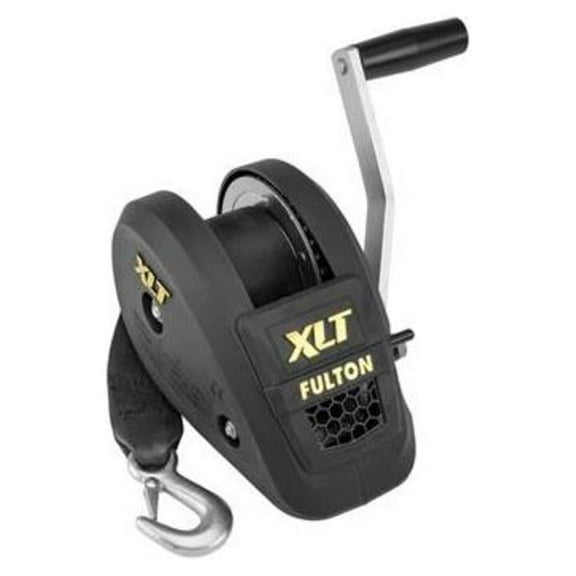Cequent 142311 Fulton XLT Single Speed Winch - 4.1:1 Gear Ratio, 1400lb.