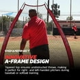 thumbnail image 6 of PowerNet Portable Softball & Baseball Batting Practice Pitching Screen, 7-FT I-Frame or A-Frame Pitching Net, 6 of 13