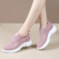 thumbnail image 2 of Sopiago Women Shoes Women's Comfort Low Vamp Slip On Sneaker, Wide Width Available Pink,39, 2 of 6