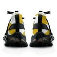 thumbnail image 6 of Aesthetic Lemon Yellow And White Sunburst Walking Shoes for Men Woman Lightweight Tennis Fashion Elastic Sports Shoes Cushion Basketball Shoes, 6 of 7