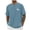 Light Blue, variant on Summer Mens Graphic Print T Shirts Lightweight Ocean Print Crew Neck Short Sleeve Casual Tee Beige L