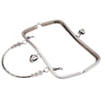 thumbnail image 4 of Bolso de mano cuadrado de Metal, marco de bolso, cierre de broche de beso con asa, manualidades DIY, 20cm Astilla Yuyangstore Marco del monedero de metal, 4 of 8