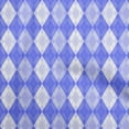 thumbnail image 1 of oneOone Cotton Cambric Blue Fabric Argyle Sewing Fabric By The Yard Printed Diy Clothing Sewing Supplies 42 Inch Wide, 1 of 4