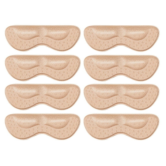 Tineasur 1Set Anti Wear Heel Liners Beige Soft Sponge for Secure Fit and Comfortable Walking