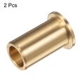 thumbnail image 3 of Flange Bearing Sleeve 16mm x 22mm x 40mm Bronze Self Lubricating Bushings Sleeve Bearing, 2 Pieces, 3 of 5
