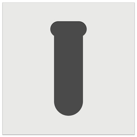 Science Glassware Test Tube Solid DIY Cookie Wall Craft Stencil - 5.5 Inch