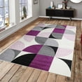thumbnail image 2 of L'Baiet Alaiya Purple Geometric 5 ft. x 7 ft. Area Rug, 2 of 4