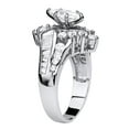 thumbnail image 4 of Opolski Women Marquise Cut Cubic Zirconia Engagement Anniversary Finger Ring Jewelry, 4 of 5