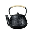 thumbnail image 1 of Cast Iron Teapot 1200ml Retro Pattern Japanese Style Durable Non Slip Handle Tea, 1 of 9