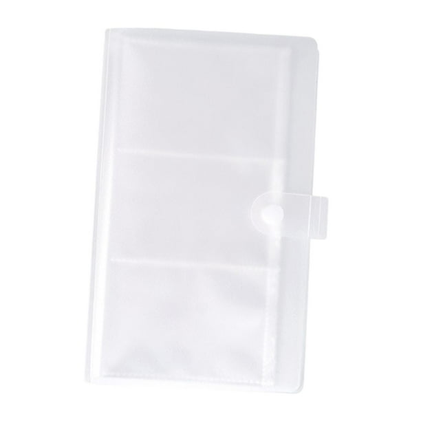 Estuche organizador de joyas Yinane bolsa transparente para joyería 84 ranuras para tarjetas