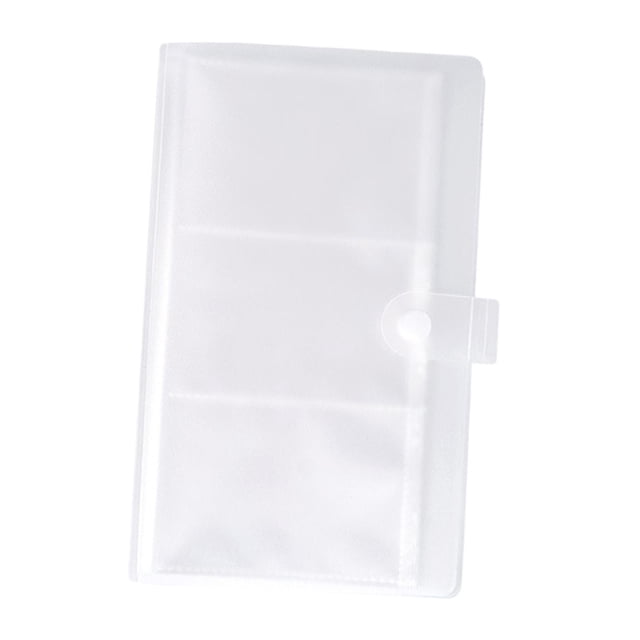 Estuche organizador de joyas Yinane bolsa transparente para joyería 84 ranuras para tarjetas