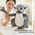 thumbnail image 6 of Plush Monkey Toy Cute Long Arms Hanging Soft Home Decor Monkey Stuffed Animal Toy For Curtains, 6 of 21