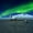 Northern Lights Airplane, variant on Elephant Stock High Altitude Business Plane Wall Art - Horizontal Multi Panel Canvas - 5 Pieceliving Room Wall Decor - Photography Transportation Multi Panel - Blue And White Decor - 29" x 12"