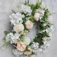 thumbnail image 2 of EUDIDV Decorative Faux Flowers Artificial Peony Wreath Door Wreath Spring Wreath Round Wreath Home Decoration Artificial Flowers, 2 of 4