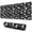 Black White Medical, variant on Long Mouse Pads for Desk,Black White Medical Symbol Pattern Desk Mats on Top Of Desks, Desk Mouse Pad Extra Large with 3mm Non-Slip Base and Stitched Edge for Gaming,Office,Work,Home 31.5"x11.8"