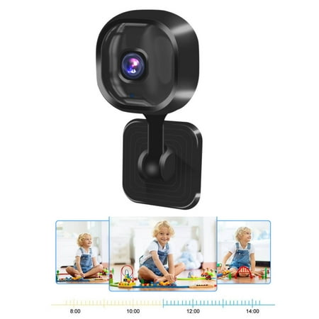eTone Security Camera Outdoor/Indoor HD Night Vision Wired Home Cam, AI Human Detection, Cloud/SD Card Storage, Derict to WiFi, Two-Way-Audio, Smartphone Control, Black