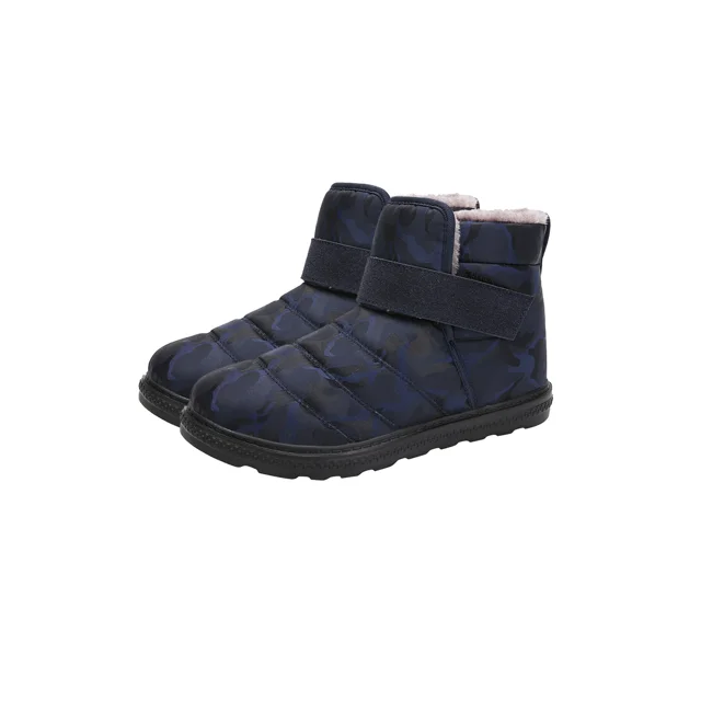 1 par de botas de nieve de camuflaje azul 39