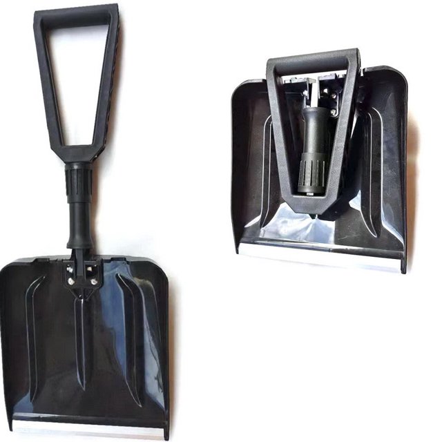 Nieve Plegable, Pala De Coche Liviana Portátil Para Remoción De Nieve De Emergencia Al Aire Libre Para Acampar, Senderismo, Aventura, Jardinería Sweethay HA043084-01