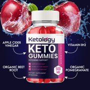 Ketology Keto Gummies, Supplement, Powerful Formula, Maximum Strength (5 Pack)