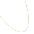 thumbnail image 5 of JewelStop 14k Yellow Gold Polished Finish 1.3mm French Cable Chain Necklace, Lobster Clasp - 18",20",22",24", 5 of 6