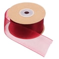 thumbnail image 1 of 1 rollo de cinta de organza transparente para manualidades y envolver para hacer lazos, cintas de organza, cintas de gasa para manualidades, proyectos decorativos, 1 of 5