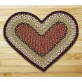 thumbnail image 4 of Home Indoor Decorative Jute SC-019 Burgundy, Mustard Braided Slice Rug - 24" x 39", 4 of 5