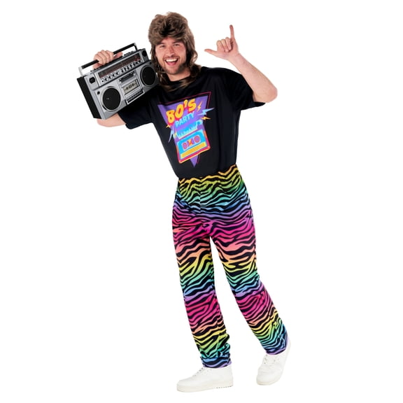 Morph 80S Party Dude Men Halloween Costume For Mens Multicolored XX-Large