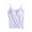 Womens White Tank Tops, variant on HAPIMO Women's Summer Tank Tops O-Neck Blouse Strappy Sling Camisole Solid Color Print Tops Cup One Body Bottom Camis Vest Sleeveless Shirts for Girls Sales White XL