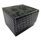 thumbnail image 4 of Caja de baraja de cartas, tarjetero de cuero PU, caja de juego de baraja de tarjetas de exhibición, almacenamiento de tarjetas Negro, 4 of 7