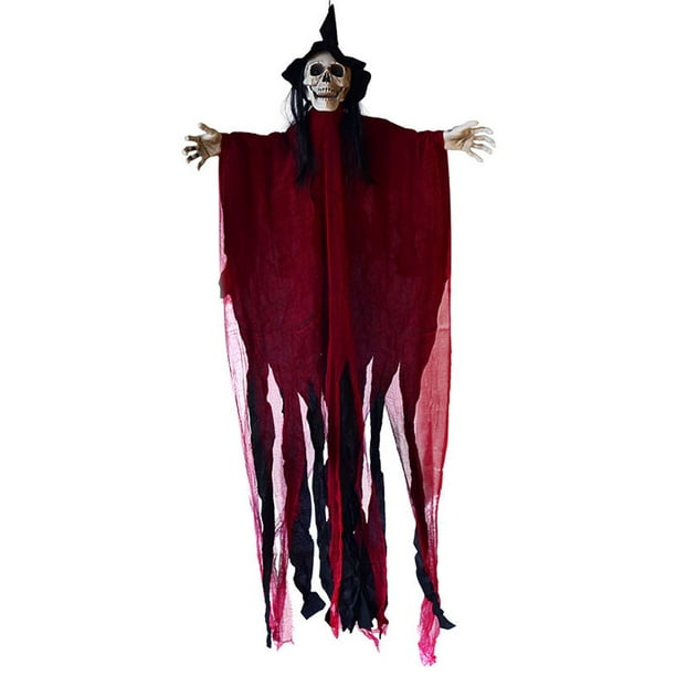 Injueey Accesorios eléctricos brillantes de terror para Halloween, fiesta, hogar, comedor, Bar, tienda, casa embrujada, decoración de miedo, ornamento Kits de decoración para fiestas Injueey HA068182-00