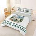 thumbnail image 2 of Catabedysis Watercolor Camping Full Size Comforter Sets,Camper Mountain Print Bedding Comforter Set For Boys,Multicolor,Light Gray Reversible,3 Pieces,1 Comforter and 2 Pillowcases, 2 of 7