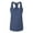 Navy Mist, variant on Gildan Softstyle Womens CVC Racerback Tank Top