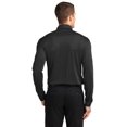 thumbnail image 2 of Port Authority Silk Touch Performance Long Sleeve Polo-3XL (Black), 2 of 2