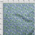 thumbnail image 2 of oneOone Cotton Jersey Grayish Blue Fabric Stripe & Texture Sewing Craft Projects Fabric Prints By Yard 58 Inch Wide, 2 of 4