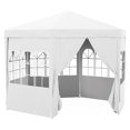 thumbnail image 1 of Outsunny 13 ft Outdoor Gazebo Canopy Party Tent with 6 Removable Side Walls, 1 of 10