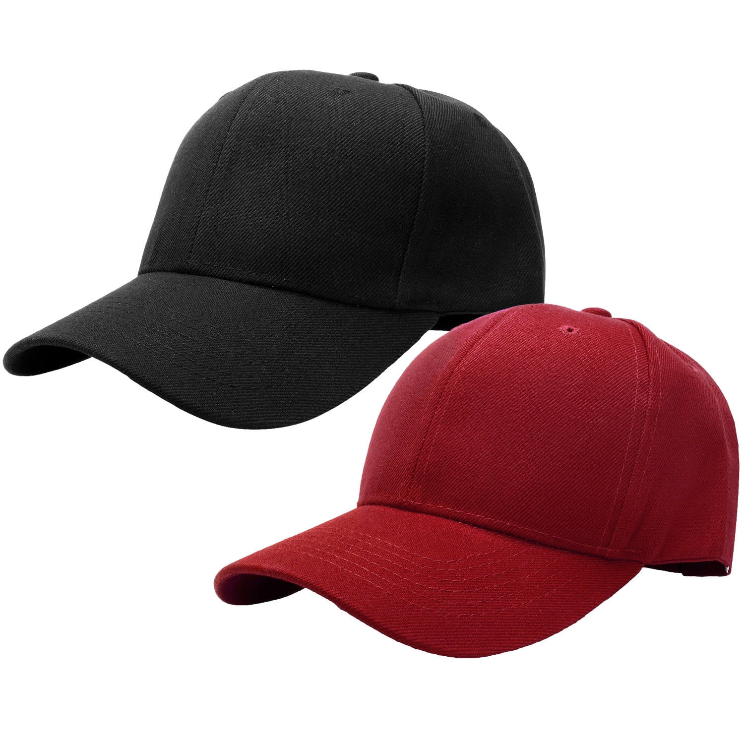 2pcs Baseball Cap for Men Women Adjustable Size Perfect for Outdoor