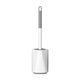 thumbnail image 1 of Bearachild Juego de escobillas de baño para montaje en pared, cabezal de bola, mango largo, herramienta de limpieza de PP, cepillos de fregado, Suministros de limpieza para el hogar Blanco Gris Bearachild HA072040-01, 1 of 6