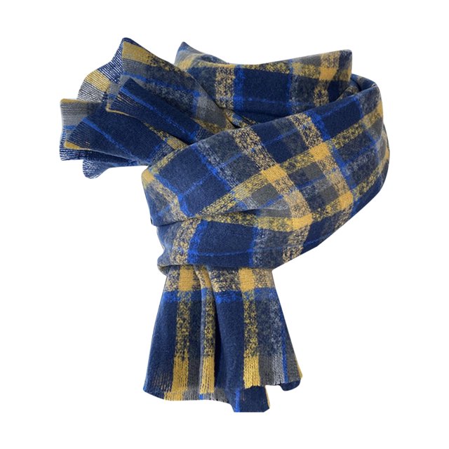 YOUSNH Women Fall Winter Scarf Classic Scarf Warm Soft Large Blanket Wrap Shawl Scarves Winter Scarf for Women Navy One Size