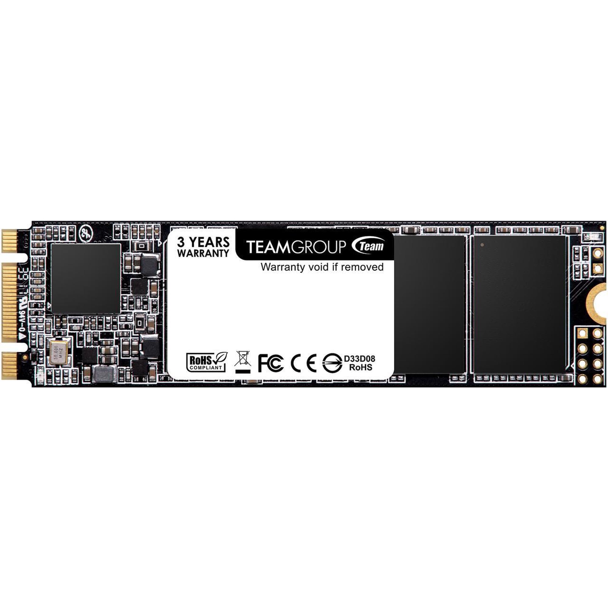 TEAMGROUP MS30 512GB with SLC Cache 3D NAND TLC M.2 2280 SATA III 6Gb/s Internal Solid State Drive SSD (Read/Write Speed up to 530/430 MB/s) Compatible with Laptop & PC Desktop TM8PS7512G0C101