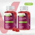 Vitamin B Complex Gummies for Adults with Vitamin C, B6, B12