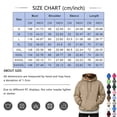 thumbnail image 3 of Men Solid Pullover Hoodie Basic Plain Hooded Sweatshirt with Drawstring Hood & Front Kangaroo Pocket 4XL, 3 of 6