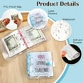 thumbnail image 3 of 1000 Money Saving Challenge with 25 Binder Mini Money Savings Challenge Book with Envelopes Budget Saving Cash for Budgeting Planner Teacher Graduation Gift Kid Home School Favor(2 Pcs, Green), 3 of 6
